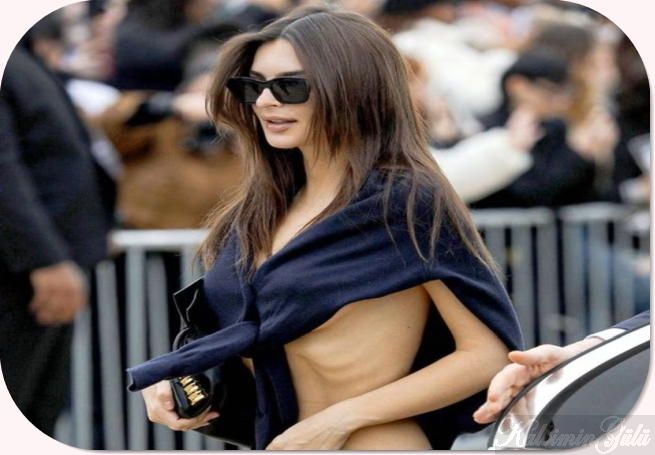 Emily Ratajkowski bir deri bir kemik kalmış gibi görünüyor : Son Dakika Magazin Haberleri.