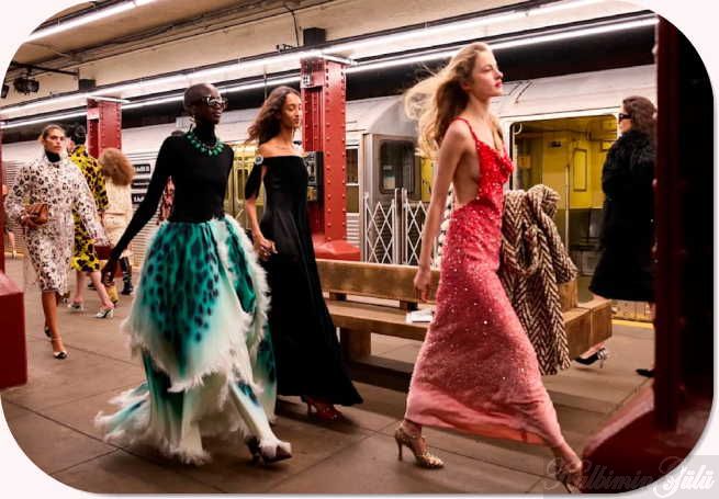 Pistlerde ihtişam: Chanel, New York metrosunda mega şov düzenledi. : Son Dakika Magazin Haberleri.