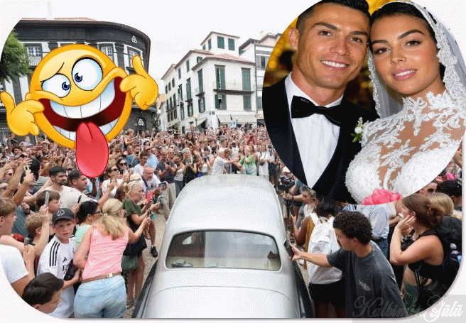 Sahte gelin ve damat dünya çapında üne kavuştu, Millet Cristiano Ronaldo düğünü Sanmış..