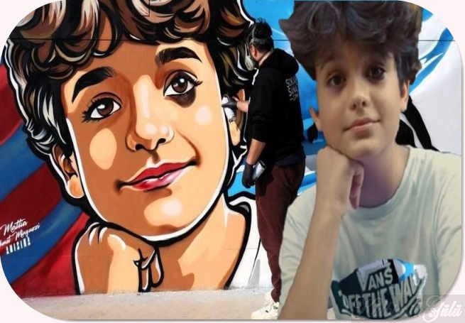 Duvara çizilen Mattia’nın resmini gören babası’ gözyaşlarına hakim olamadı. : Son Dakika Magazin Haberleri.