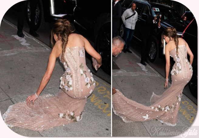 Jennifer Lopez kıyafet kazasında zor anlar yaşadı..