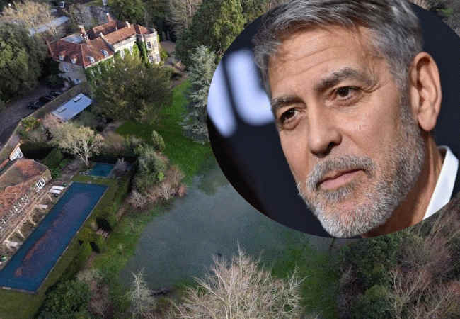 George Clooney fırtına nedeniyle tüm bahçe sular altında kaldı : Magazin Haberleri!