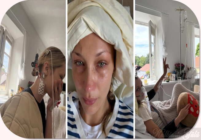 Bella Hadid, hastaneden paylaştığı fotoğraflarla büyük endişeye yol açtı! - Son Dakika Magazin Haberleri!