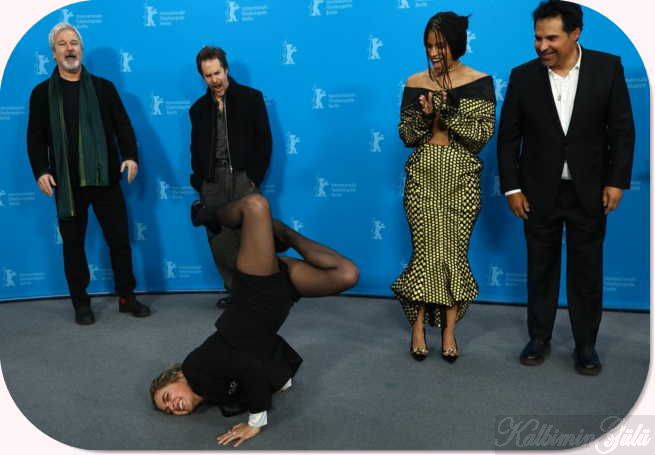 Haley Lu Richardson: Berlinale’de breakdance yeteneğini sergiliyor.