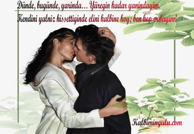 Sevgiliye ask dolu sözler.