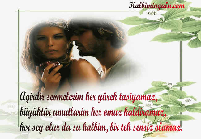 Sevgiliye hasret sözleri.