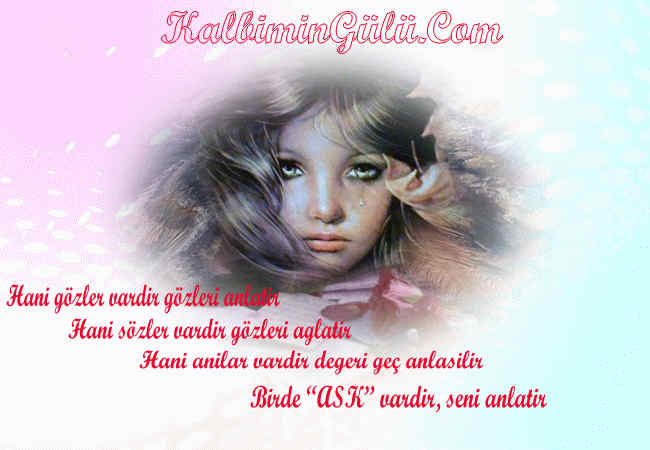 Hani gozler vardir anlatir.