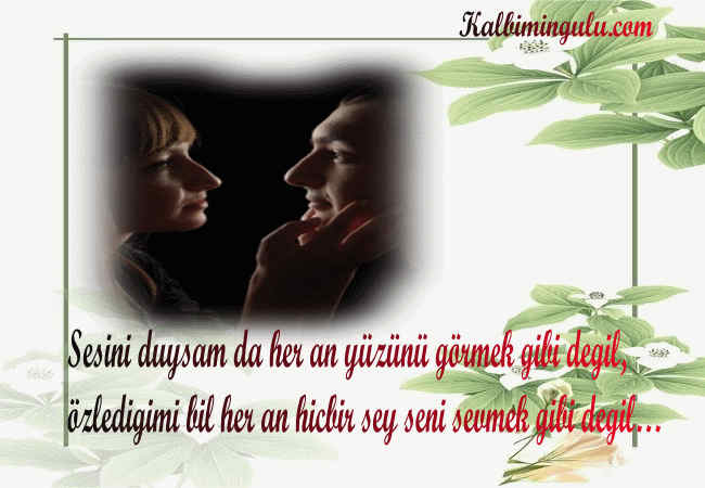 sevgiliye özlem sözleri.