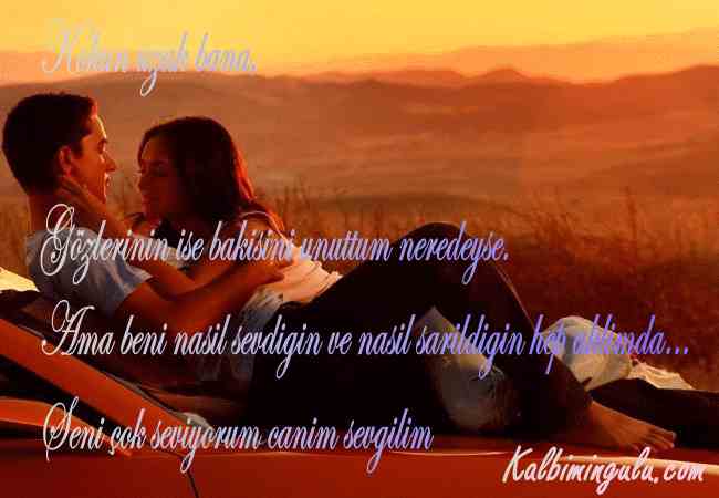 sevgiliye siirli ekart.