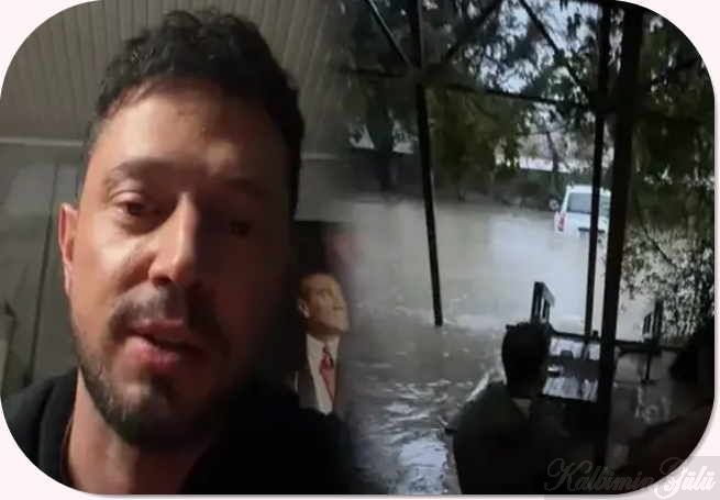 Murat Boz’dan yardım çağrısı: iş yerini su bastı’ Mahsur kaldık.