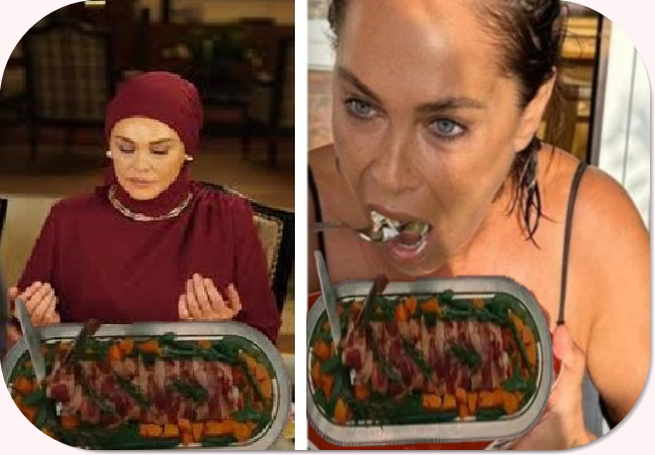 Hülya Avşar’ın ‘Domuz’ eti sahnesi pahalıya patladı! Darbe üstüne darbe aldı’ Aynı Yağmur Altında ‘domuz’ kurbanı oldu.