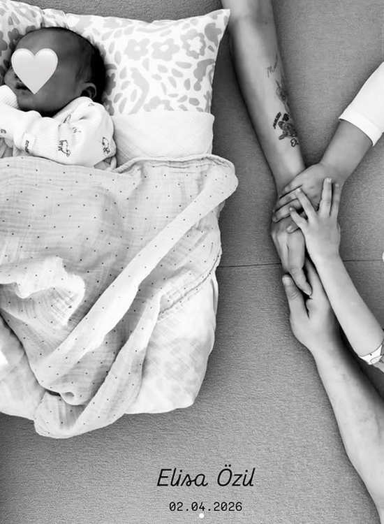 Mesut Özil yeniden baba oldu; üçüncü çocuğu dünyaya geldi!.