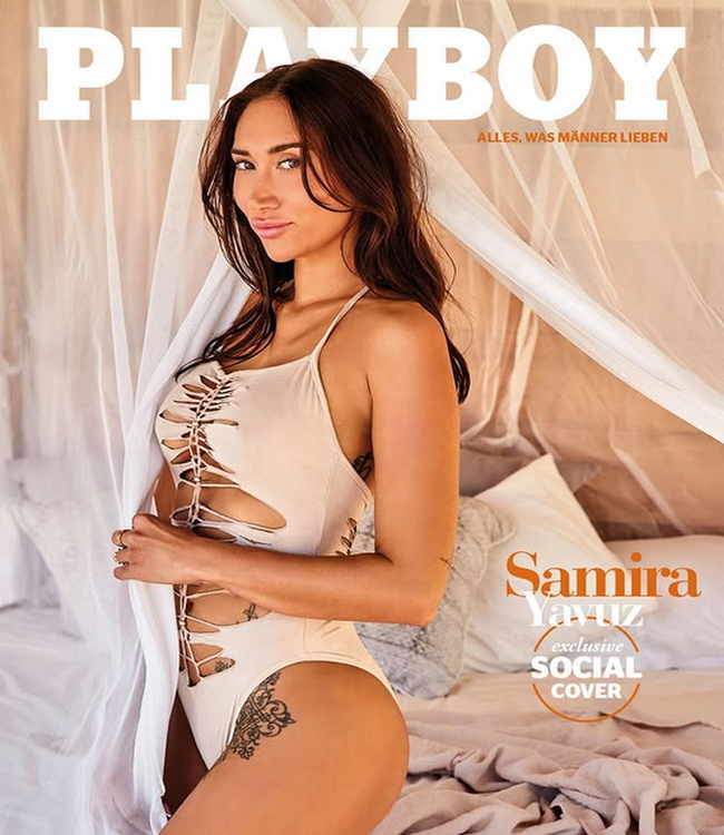 Samira Yavuz, orman kampına girmeden önce Playboy için poz veriyor ve sadakatsiz, yakında boşanacağı eşi Serkan’a açık bir mesaj gönderiyor.