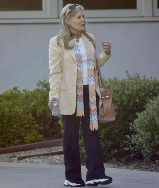 Beverly D'Angelo, eski sevgilisi Al Pacino ile partiye geldi.