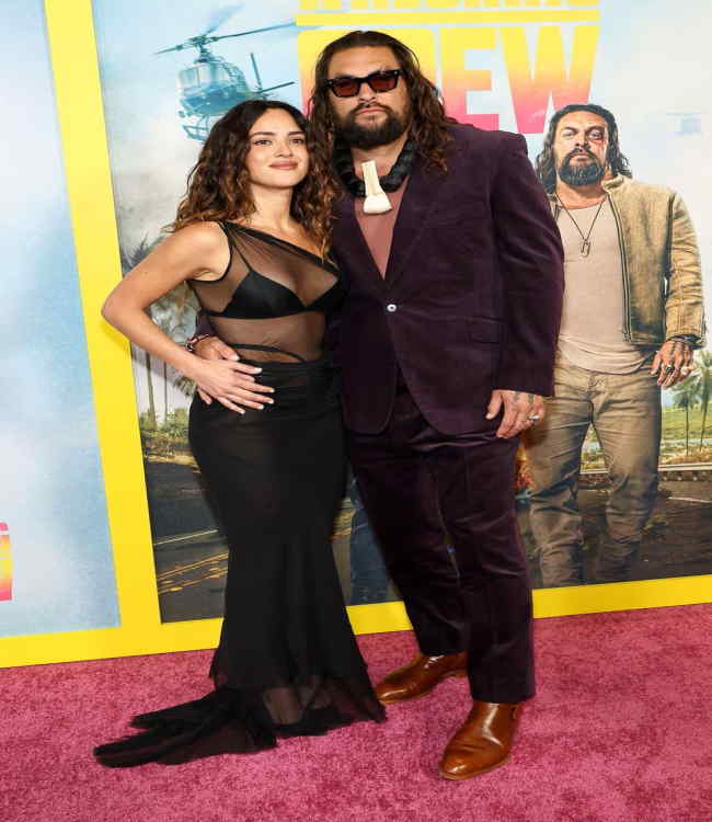 Adria Arjona ve Jason Momoa New York'ta.