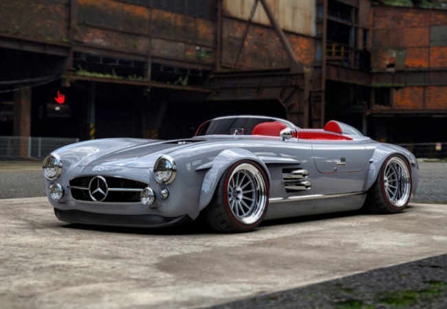 Mercedes 300 SL Gullwing geniş gövdeli Rüya Arabasi