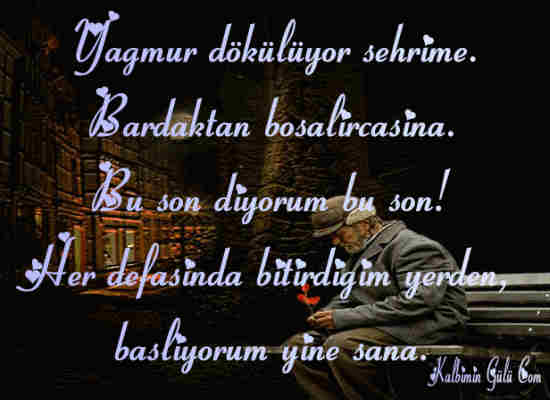 Yagmurlar Dokuluyor.